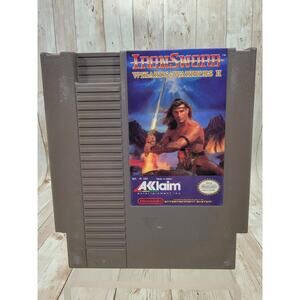 Wizards & Warriors II Iron Sword Nintendo NES Original Authentic